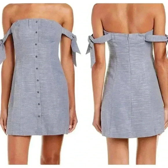 ASTR the Label Araceli Minidress Sky Blue - Picture 1 of 10